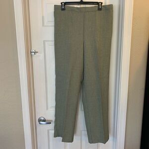 Alfred Dunner Classic Fit Pants Sage Color